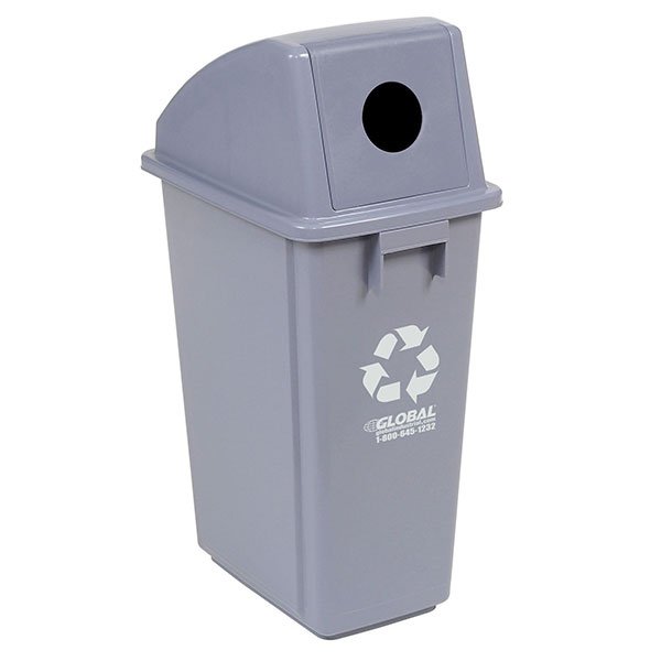 15gal Rect. Can with Can Slot Lid