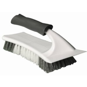 Extra Large Iron Handle Scrub Brush w/Scraper